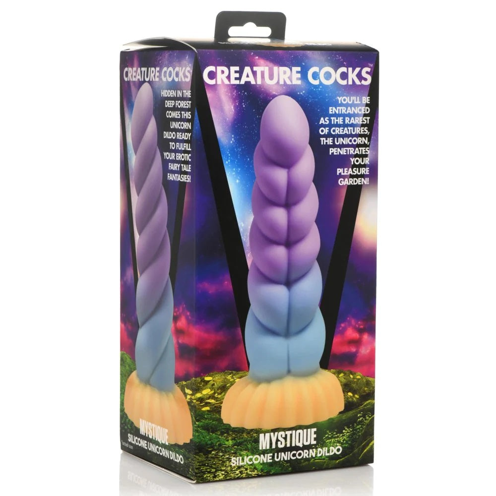 Creature Cocks Mystique Unicorn Original Silicone Dildo - Horn