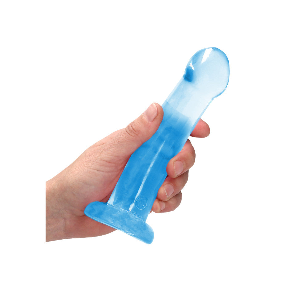 Real Rock Crystal Clear 7" Jelly Dildo
