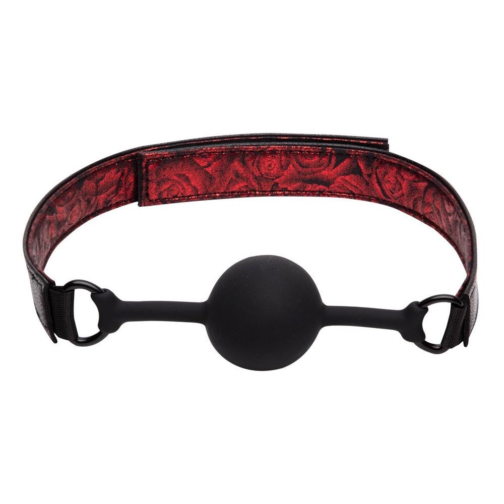 Sweet Anticipation Rose Print Reversible Ball Gag