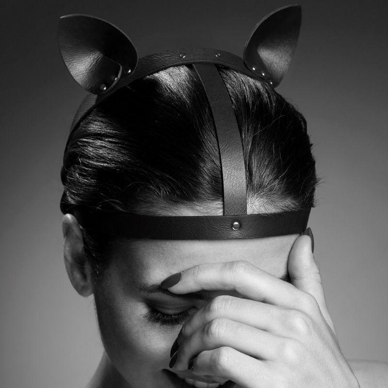 Vegan Leather Cat Ear Headpiece